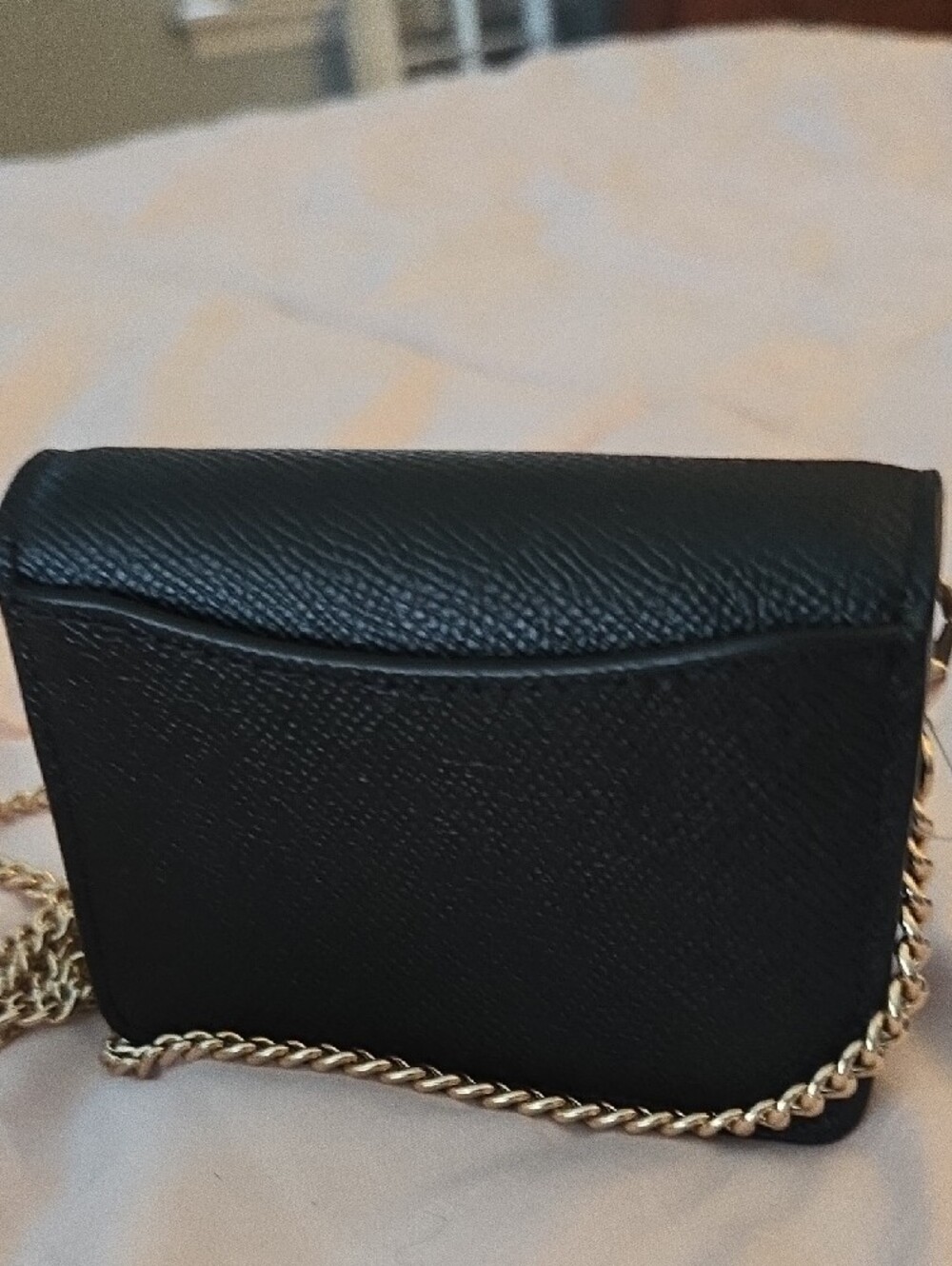 Coach Black Leather Crossbody with Gold Hardware - Picture 3 of 6